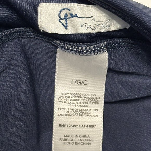 Greg Norman Ladies Sz Large Tennis Golf Pickleball skort Stretch Pull On Blue - Picture 4 of 7